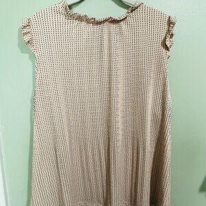 Adrianna Papell Light Pink Polka Dot Blouse